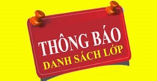 DANH SÁCH CÁC LỚP KHỐI THCS NĂM HỌC 2022 - 2023